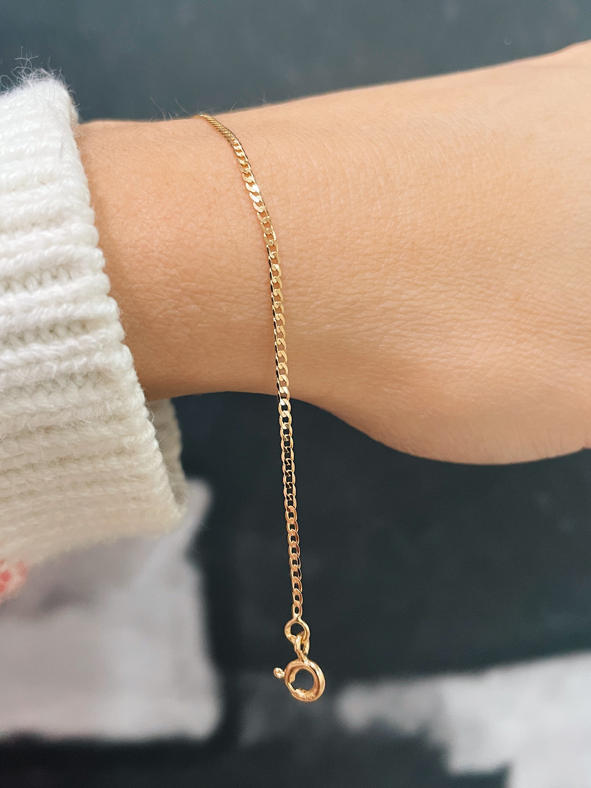 19.25k Yellow Gold Open Link Bracelet – Liberal Jewellery