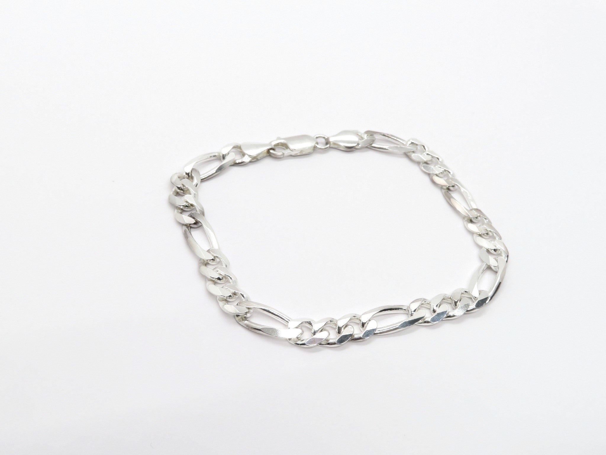 Sterling Silver Figaro Bracelet