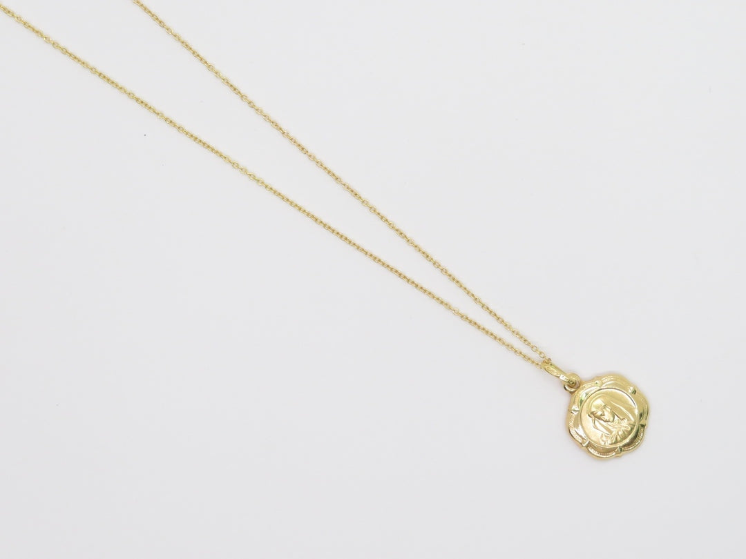10k Yellow Gold Madonna Necklace – Liberal Jewellery