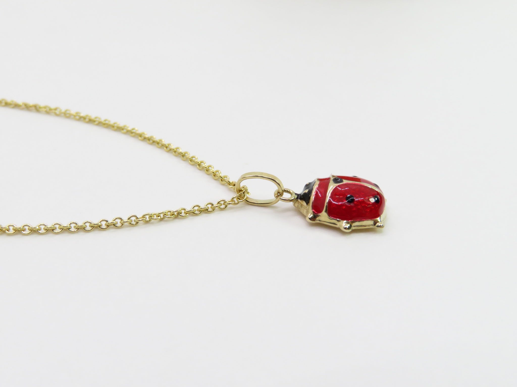 Tiffany & Co. Rose Gold and Silver Ladybug Pendant | Rich Diamonds